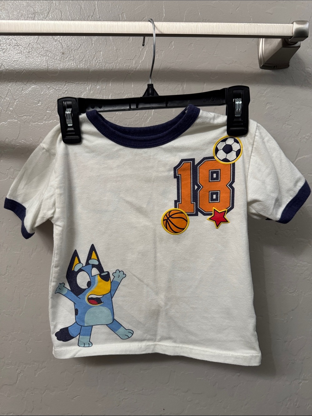 Bluey Tshirt with Sports Graphics